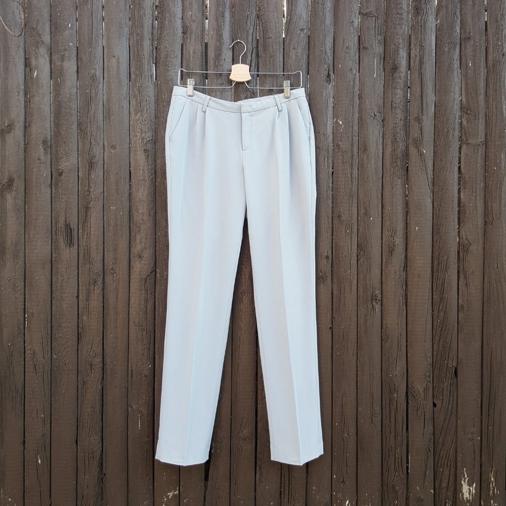 Sela Collection Solid Gray Work Trousers - image 2